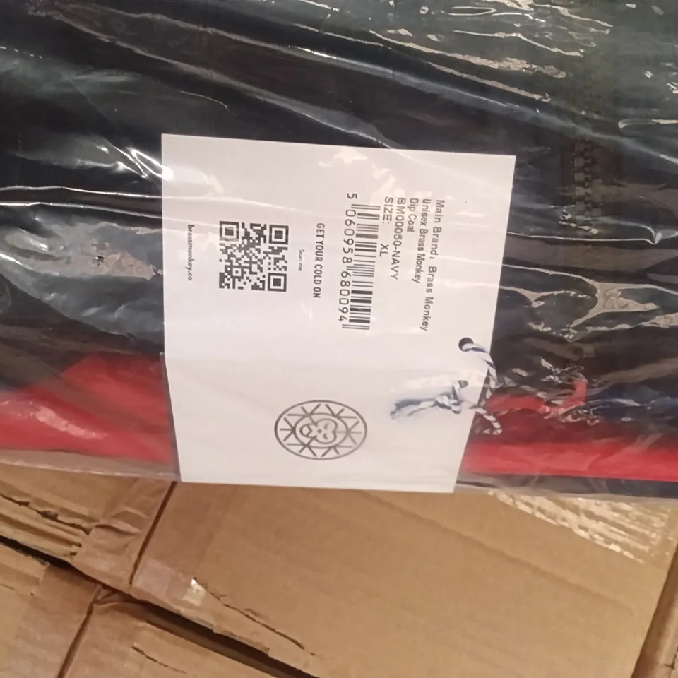 BRAND NEW BRASS MONKEY COAT - NAVY SIZE XL 