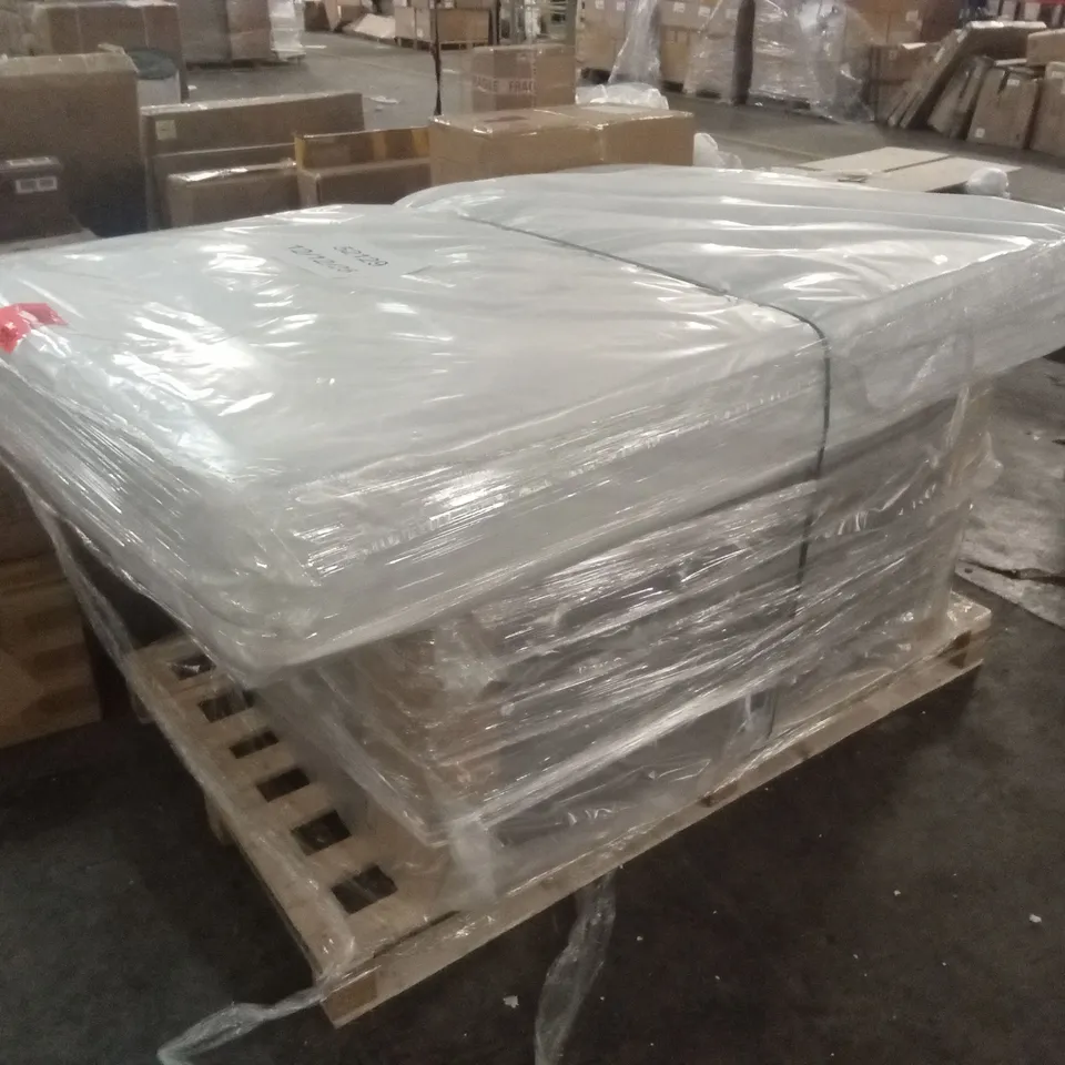 BAGGED DENNISHIA DIVAN BED BASE WITH MATTRESS - DOUBLE SIZE (3 PARTS)