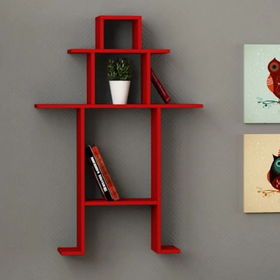 BRAND NEW BOXED RED TOP HAT SHELVING UNIT