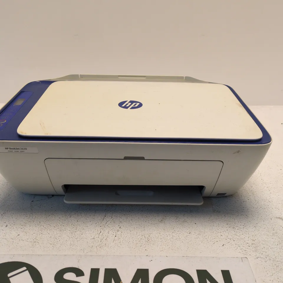 HP DESKJET 2630 ALL-IN-ONE PRINTER – WHITE/BLUE