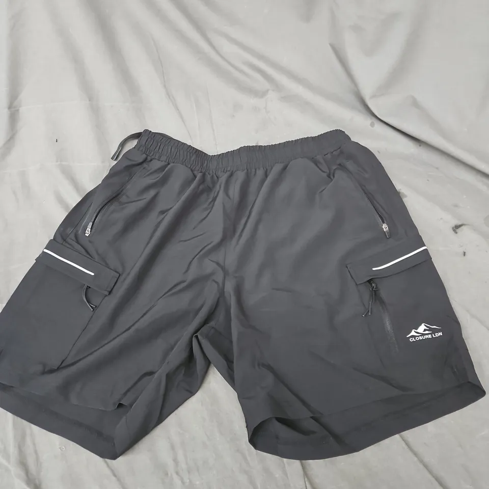CLOSURE LDN TECH CARGO PERFORMANCE SHORT – BLACK, MEN'S MEDIUM