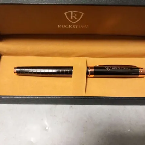 BOXED RUCKSTUHL ROSE GOLD PEN