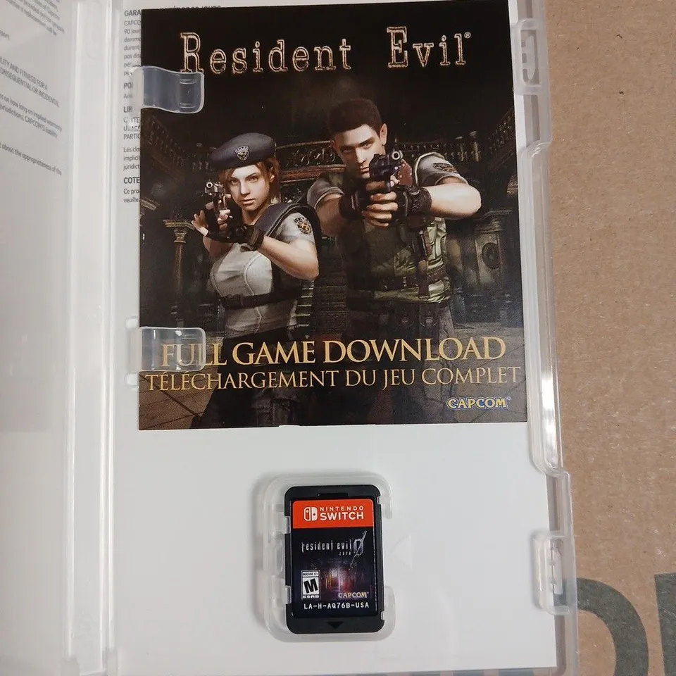 RESIDENT EVIL ORIGINS COLLECTION FOR NINTENDO SWITCH