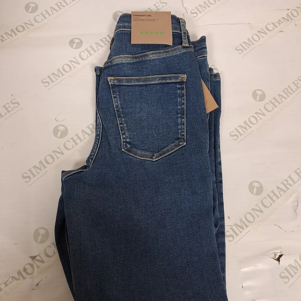 BODEN STRAIGHT LEG DENIM JEANS SIZE W27 L28