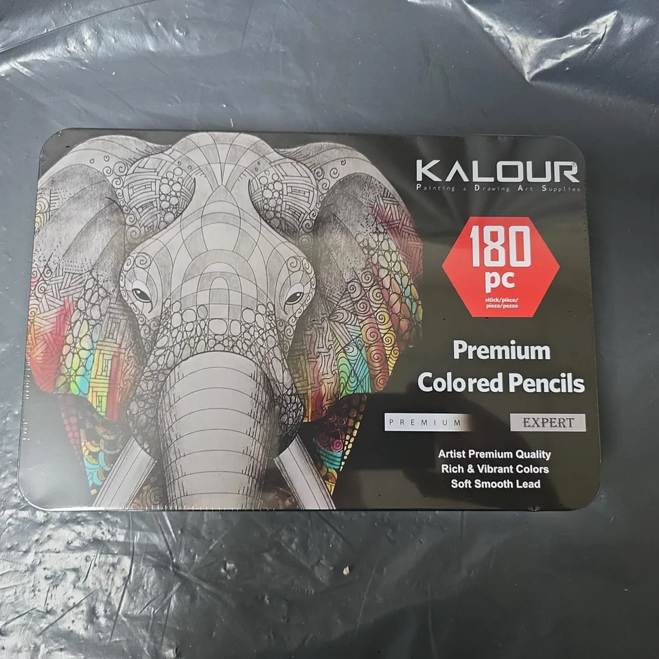 KALOUR PREMIUM COLORED PENCILS – 180PC TIN