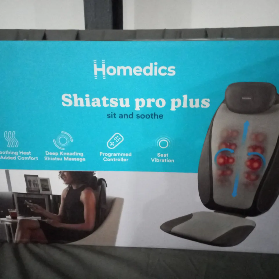BOXED HOMEDICS SBM-350H SHIATSU PRO PLUS MASSAGER