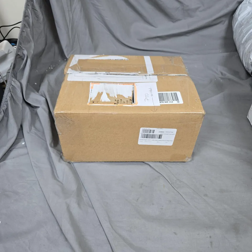 NORTHERN NIGHTS 300TC 100% COTTON SATEEN SET OF 2 DEEP POCKET FITTED SHEETS