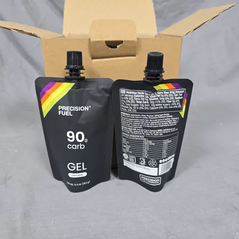 PRECISION FUEL 90G CARB 10-PACK OF 153G GELS IN ORIGINAL