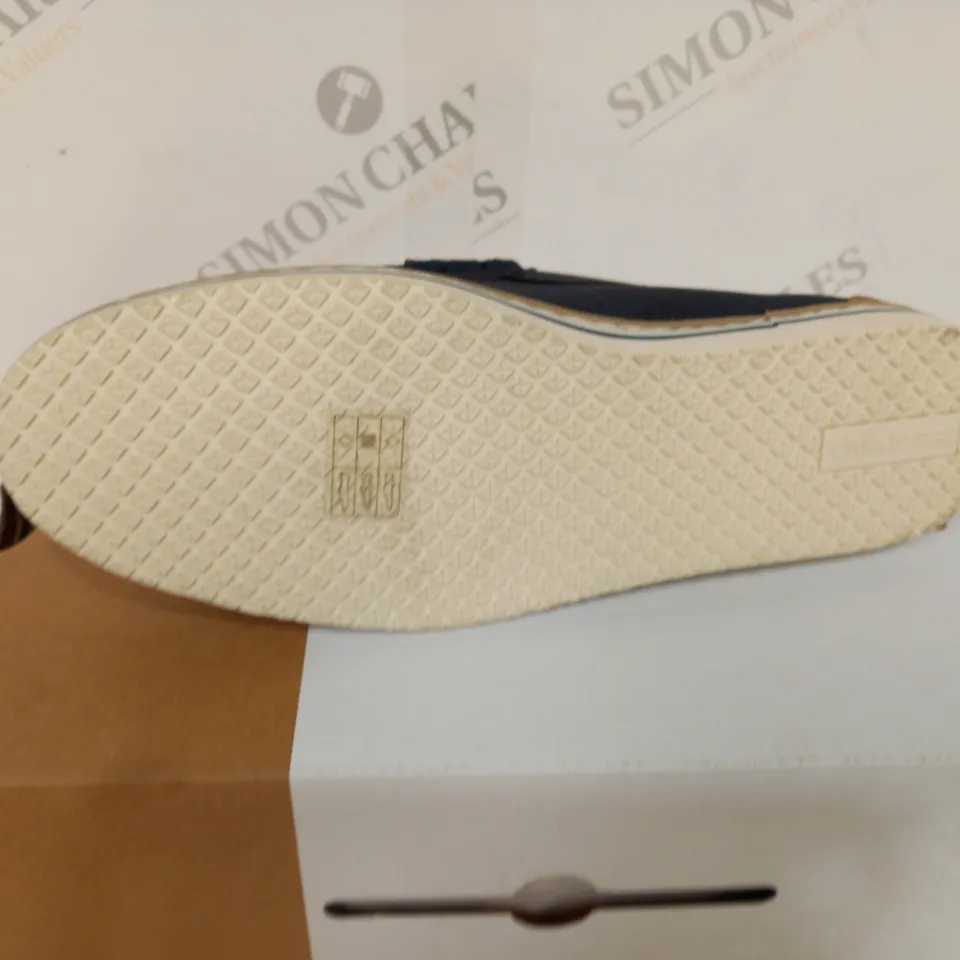 BOXED CALL IT SPRING NAVY BLUE LOAFER SHOE - SIZE 7