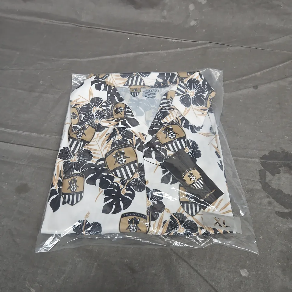 NOTTS COUNTY FC HAWAIIAN SHIRT IN MULTI SIZE XL
