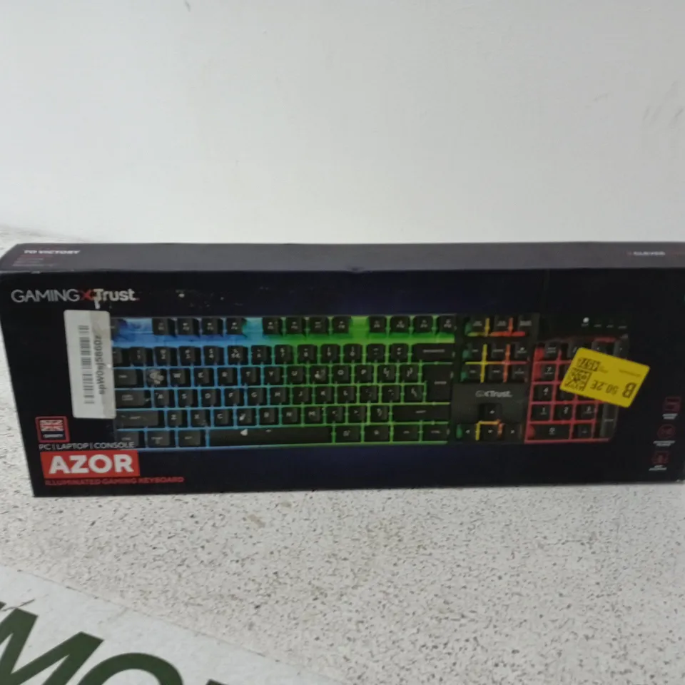 AZOR GAMING KEYBOARD – RGB BACKLIT (TRUST) – BOXED