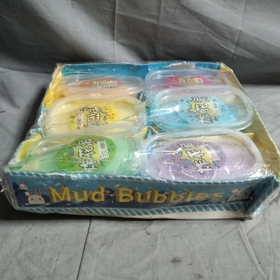BOX OF APPROXIMATELY 10 ASSORTED MUD BUBBLES SLIME SETS - COLLECTION ONLY