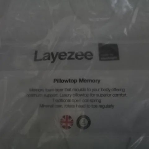 BAGGED SILENTNIGHT LAYZEE OPEN COIL PILLOW TOP 5FT MATTRESS