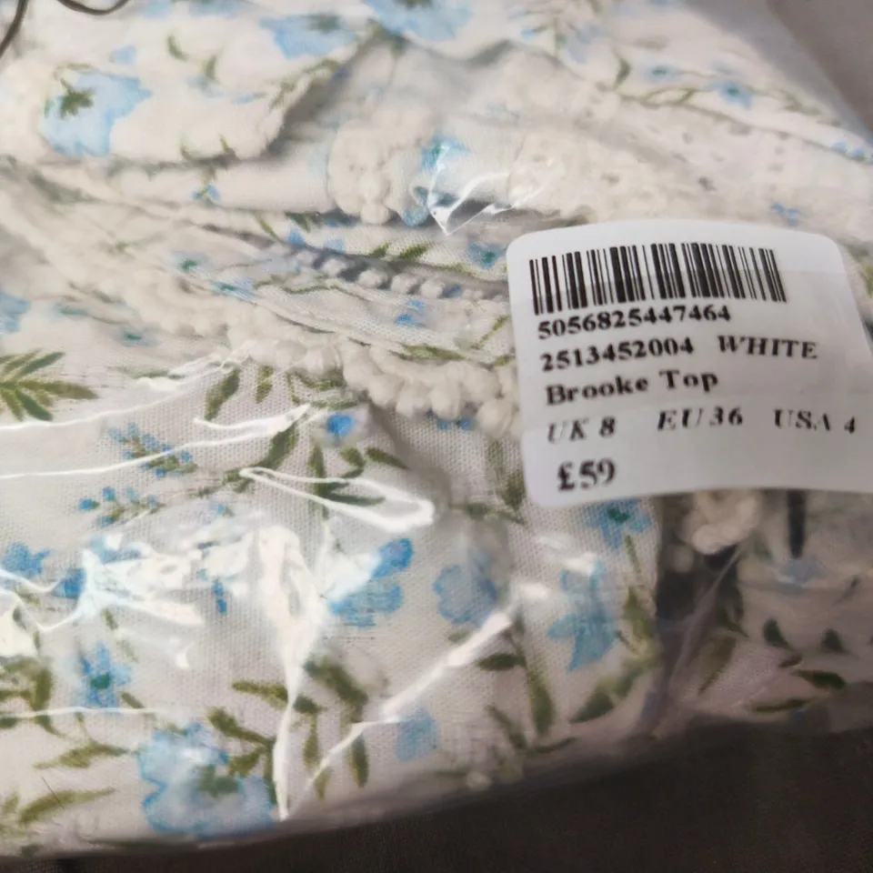 NOBODY'S CHILD FLORAL TOP – UK 8 