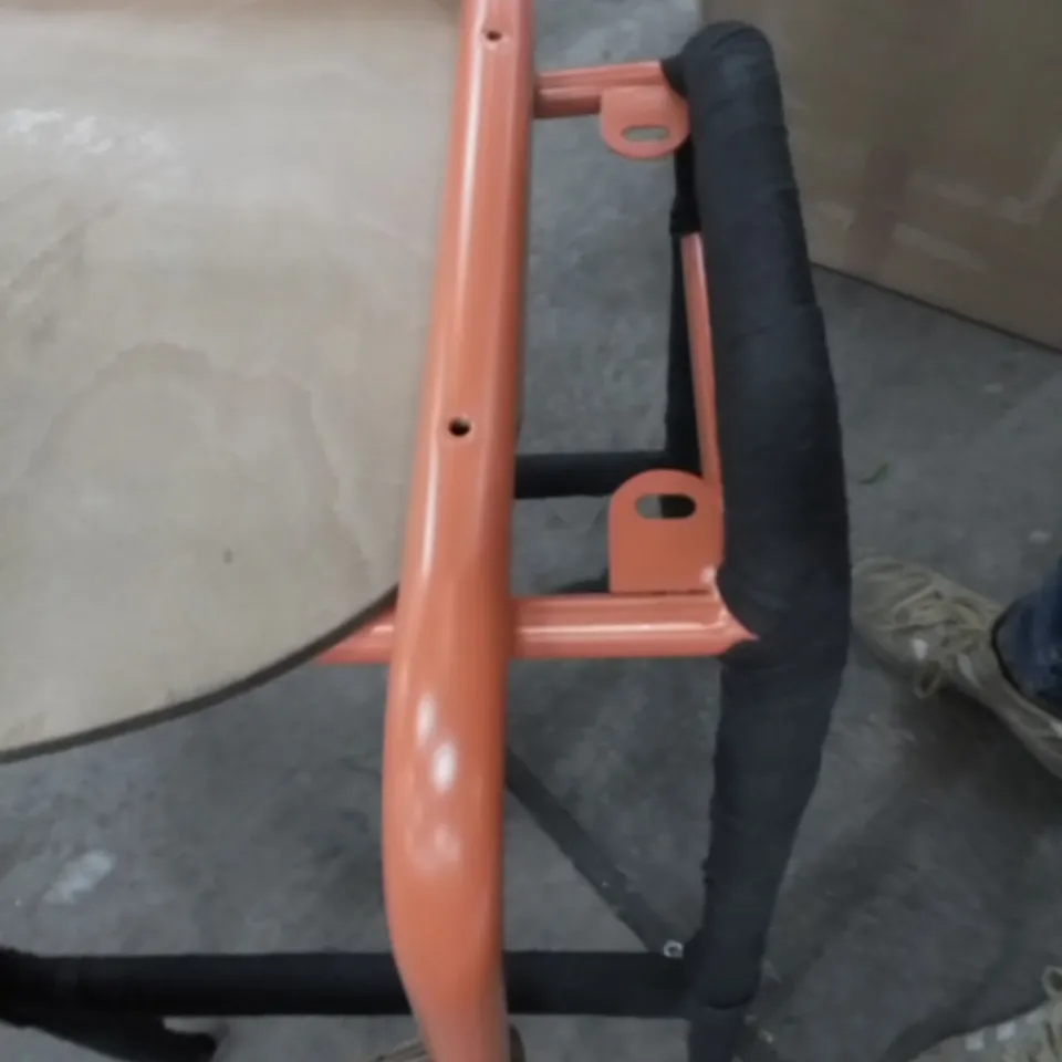 HORACE 76CM BAR STOOL BASE COLOUR - ORANGE