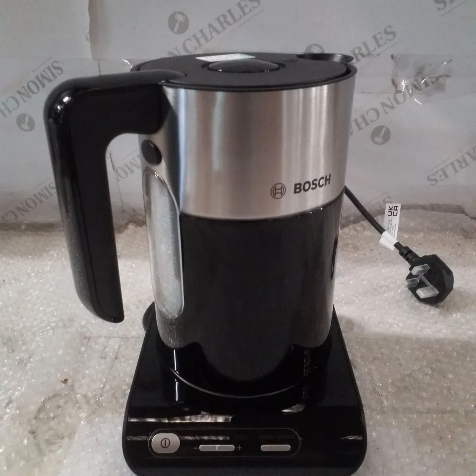 BOXED BOSCH TWK8633GB STYLINE 3000W MAX 1.5L KETTLE
