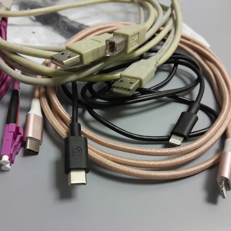 LOT OF 5 ASSORTED CABLES