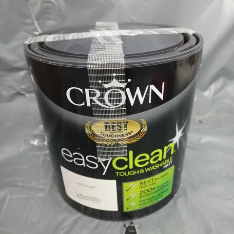 CROWN EASY CLEAN MATT PAINT IN SNAIL WHITE (2.5L) - COLLECTION ONLY