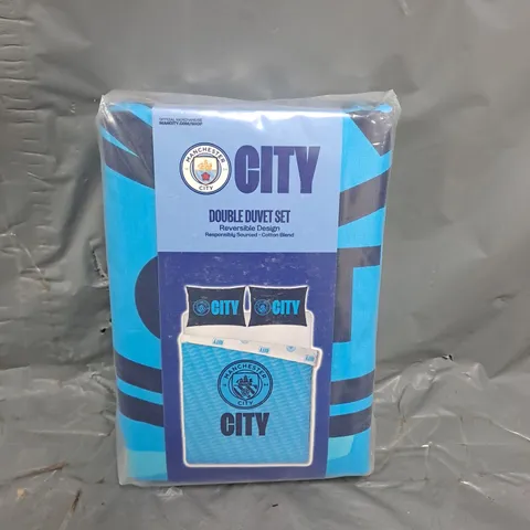 SEALED MANCHESTER CITY DOUBLE DUVET SET 