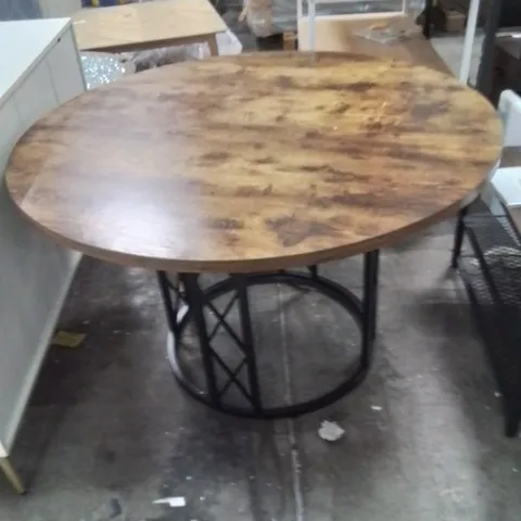 OAK WOOD FINISHED DINING TABLE 