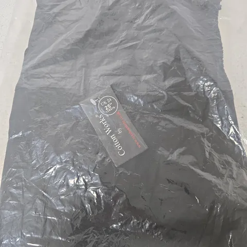 SEALED COTTON WORKS TROUSERS, BLACK - UK SIZE 24 25" LENGTH