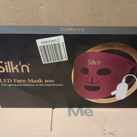 BOXED SILK'N LED FACE MASK 100 