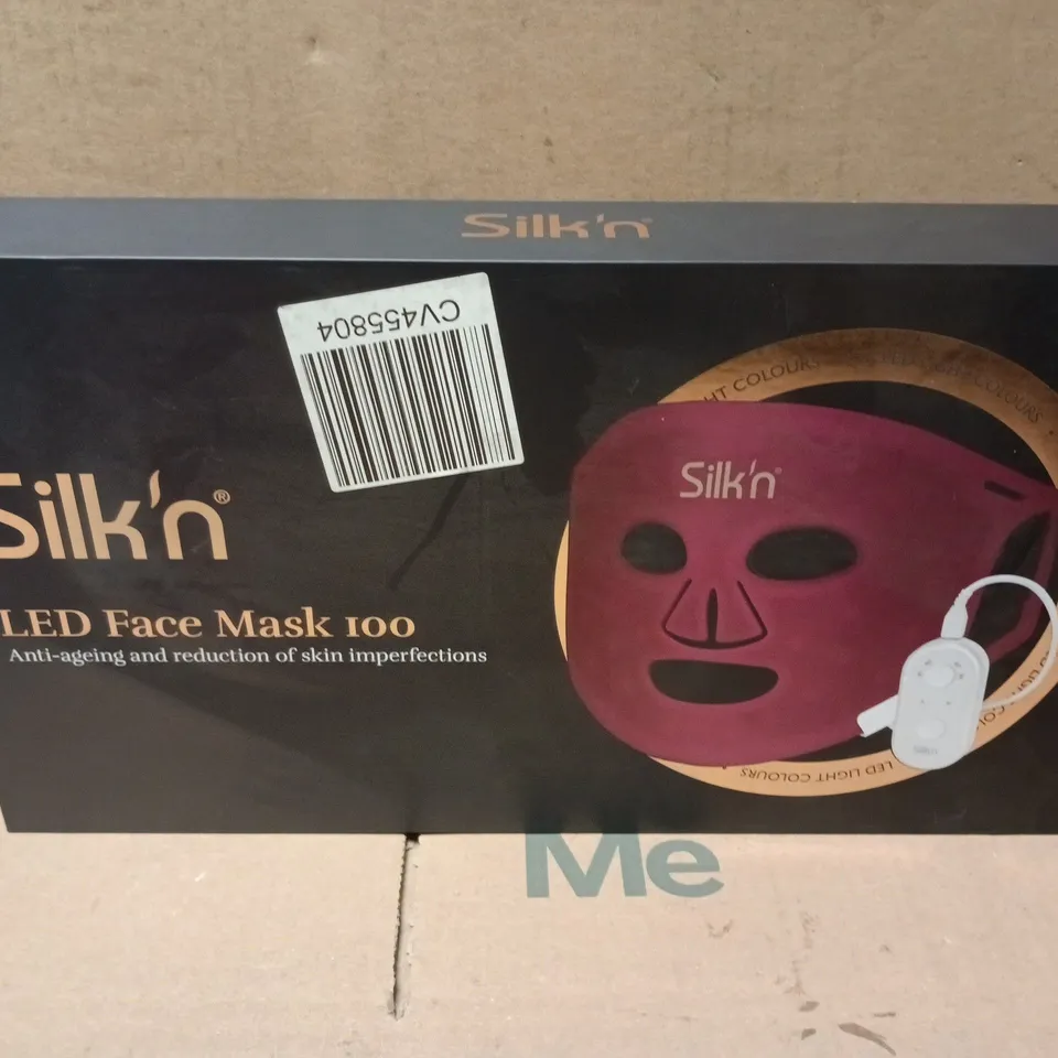 BOXED SILK'N LED FACE MASK 100 