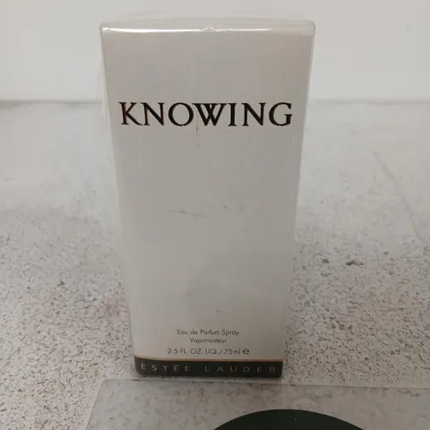 BOXED AND SEALED ESTEE LAUDER KNOWING EAU DE PARFUM 75ML