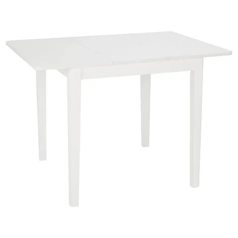 BOXED OKE EXTENDABLE DINING TABLE - WHITE (1 BOX)