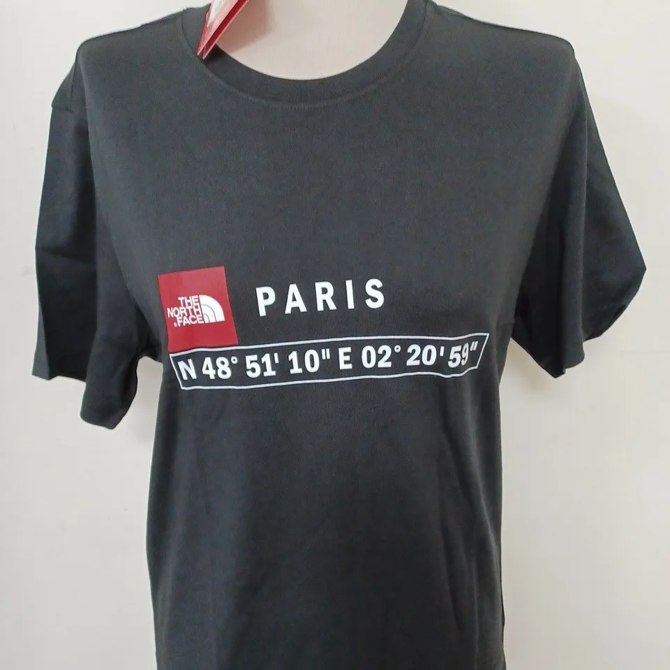 THE NORTH FACE PARIS T-SHIRT IN BLACK SIZE S