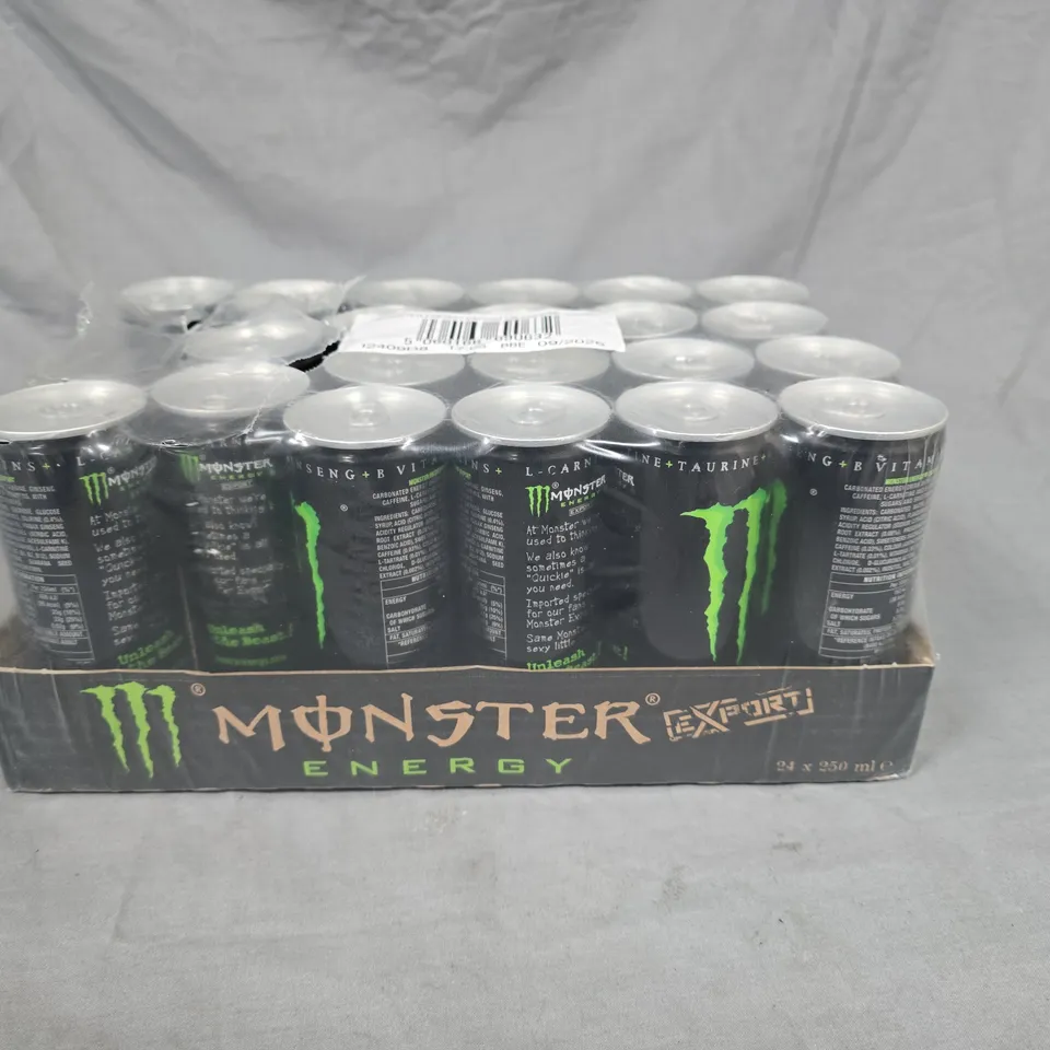 LOT OF 20 MONSTER ENERGY EXPORT 250ML