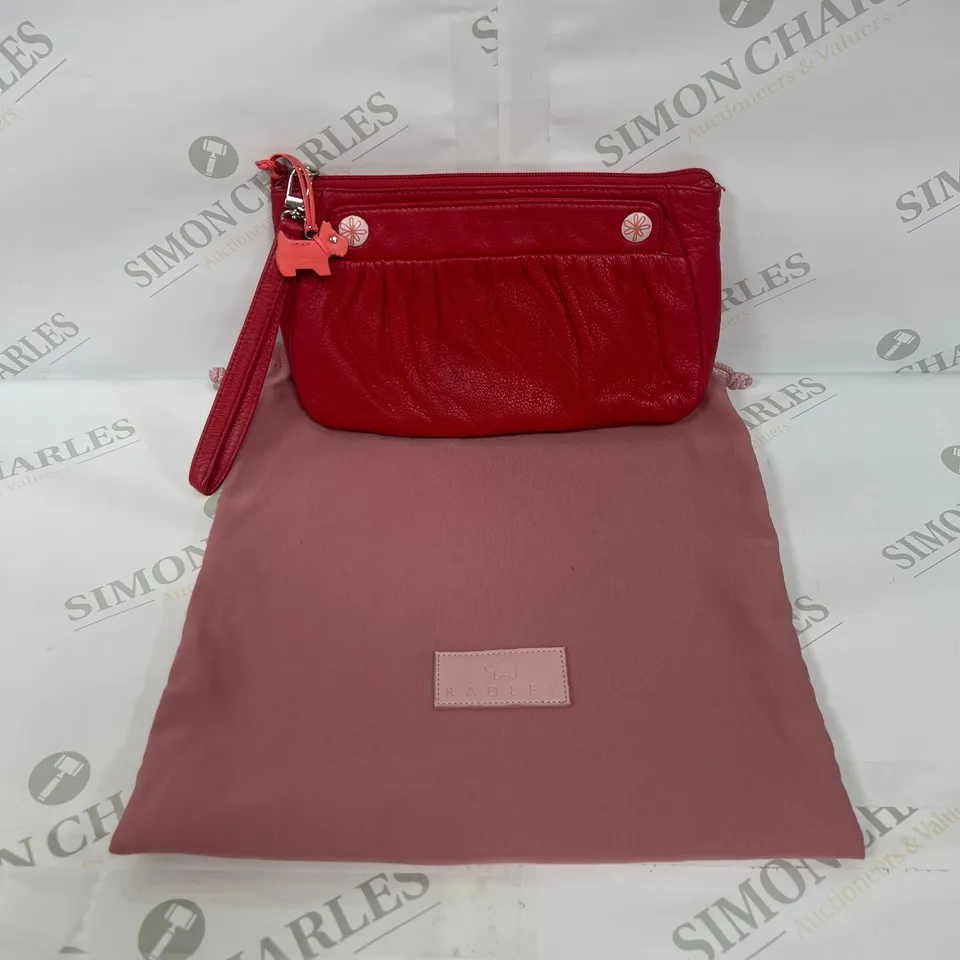 RADLEY LONDON SMALL ZIP BAG IN RED