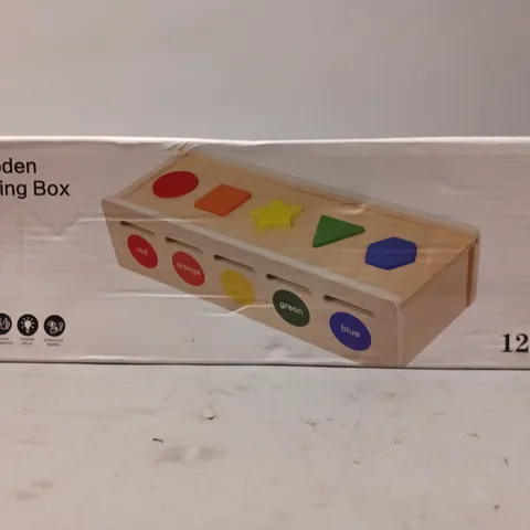 WOODEN SORTING BOX