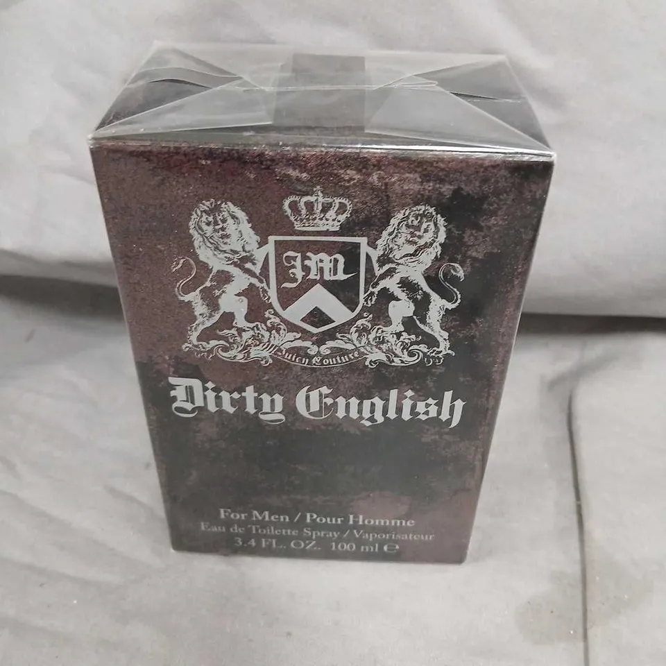 BOXED AND SEALED DIRTY ENGLISH FOR MEN EAU DE TOILETTE 100ML