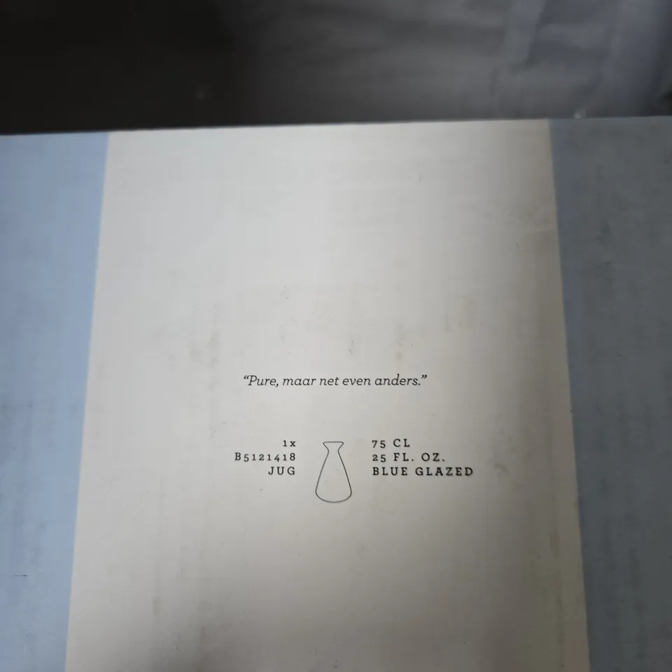 SERAX PURE JUG BY PASCALE NAESSENS – BLUE GLAZED, 75CL