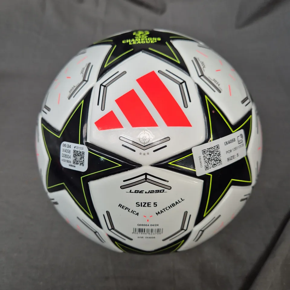 ADIDAS CHAMPIONS LEAGUE REPLICA MATCHBALL - SIZE 5