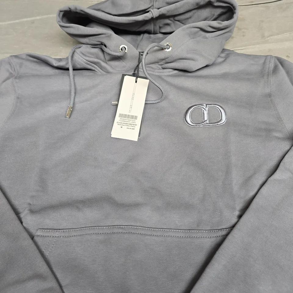 CHRISTAIN DIOR ICON HOODED SWEATSHIRT - SIZE M