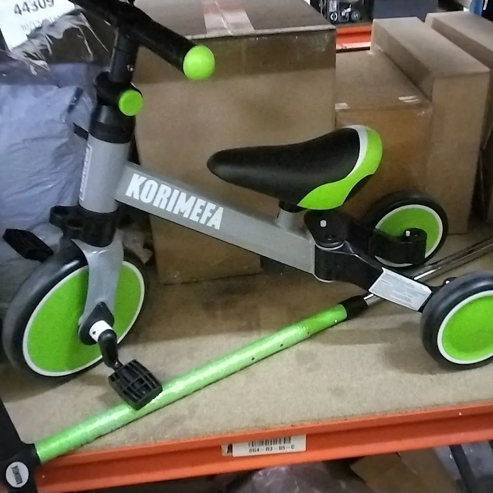 KORIMEFA CHILDREN TRIKE WITH PUSH-BAR