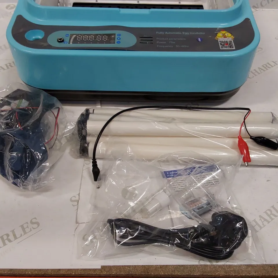BOXED 24 EGG FULLY AUTOMATIC 75W EGG INCUBATOR (1 BOX)