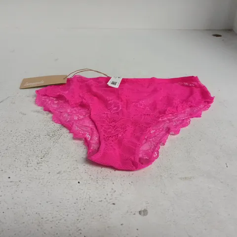 LEMONADE DOLLS NEON PINK LACE SHORT – UK 12