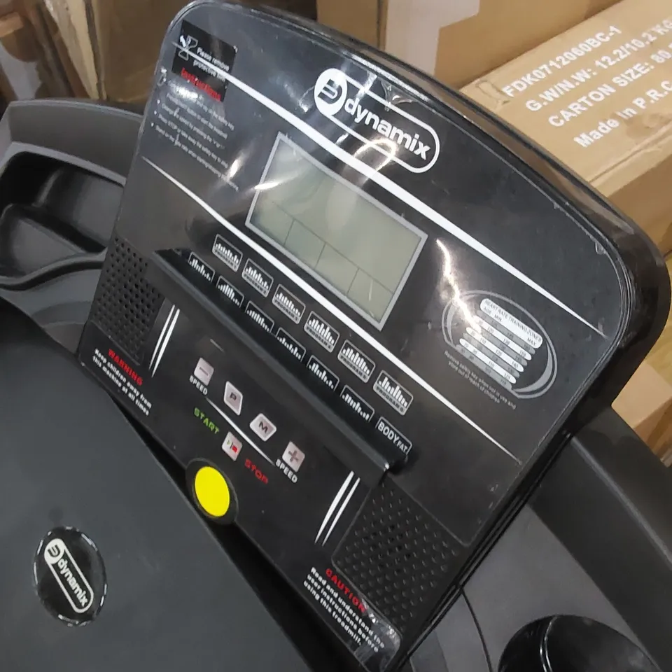 DYNAMIX T2000D FOLDABLE MOTORISED TREADMILL WITH MANUAL INCLINE 