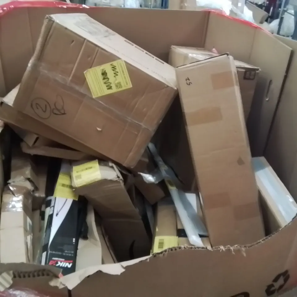 PALLET OF ASSORTED HOUSEHOLD GOODS AND PRODUCTS TO INCLUDE;ELECTRIC TILLER,PRESSURE WASHER,RESISTANCE BANDS