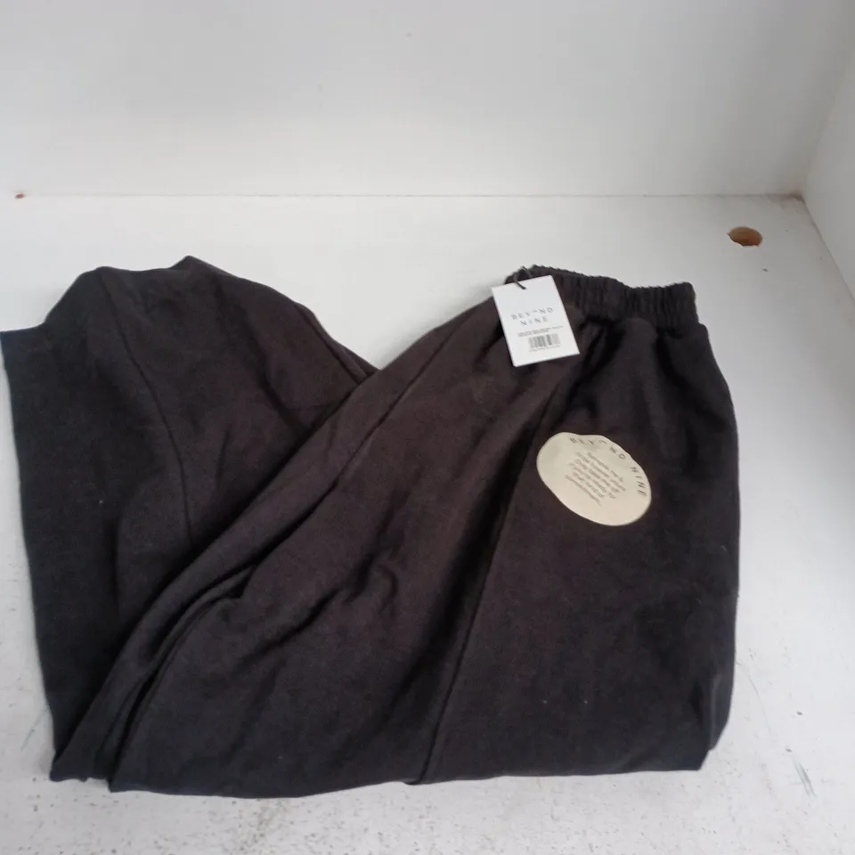BEYOND NINE MABEL BLACK JERSEY TROUSERS - XS