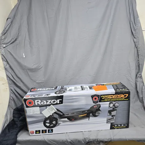 BOXED RAZOR POWERCORE E90 ELECTRIC SCOOTER IN BLACK - COLLECTION ONLY