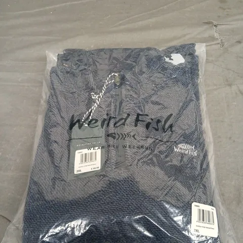 BAGGED WEIRD FISH ERRILL ECO 1/4 ZIP FLEECE - SIZE 2XL