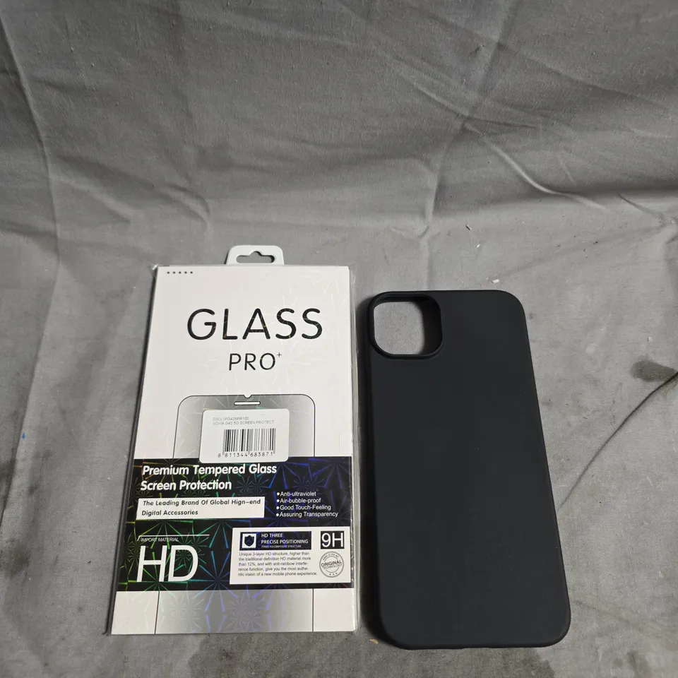 BOX OF APPROXIMATELY 40 ASSORTED ITEMS TO INCLUDE PHONE CASES AND PREMIUM TEMPERED GLASS SCREEN PROTECTION