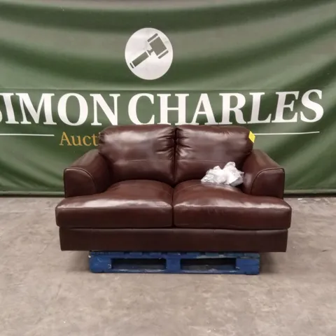 ASTORIA ITALIAN LEATHER 2 SEATER SOFA