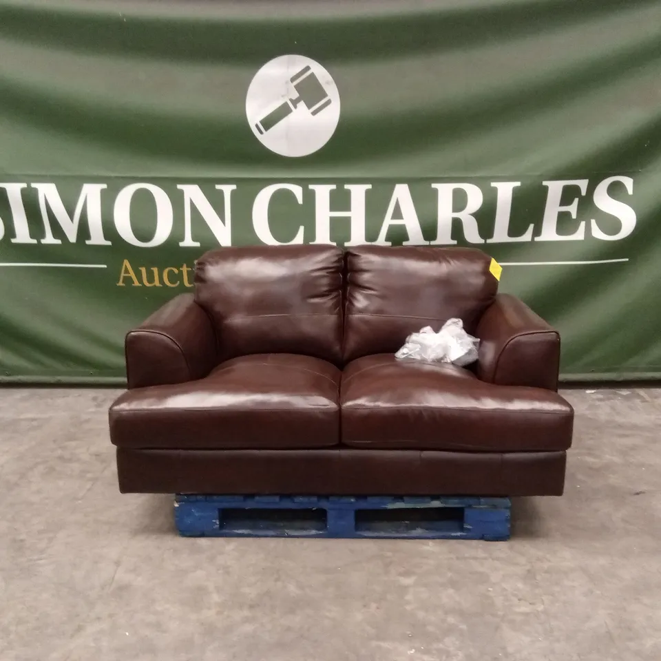 ASTORIA ITALIAN LEATHER 2 SEATER SOFA RRP £999
