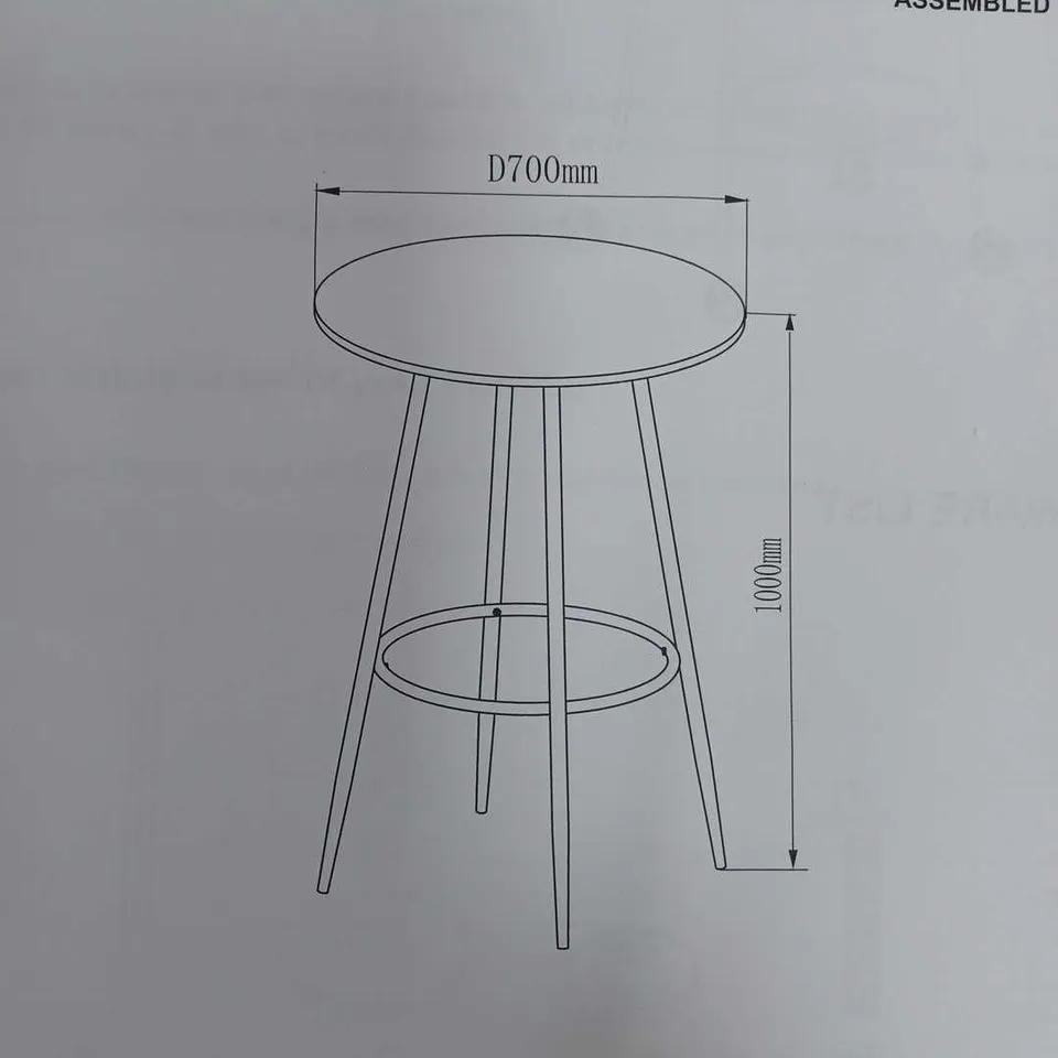 DAHLIA HIGH BAR TABLE 