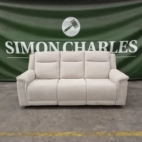 MIRO 3 SEATER MANUAL FABRIC RECLINER SOFA